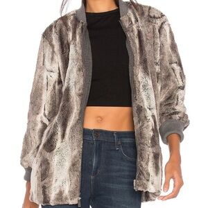 Splendid Faux Fur Jacket